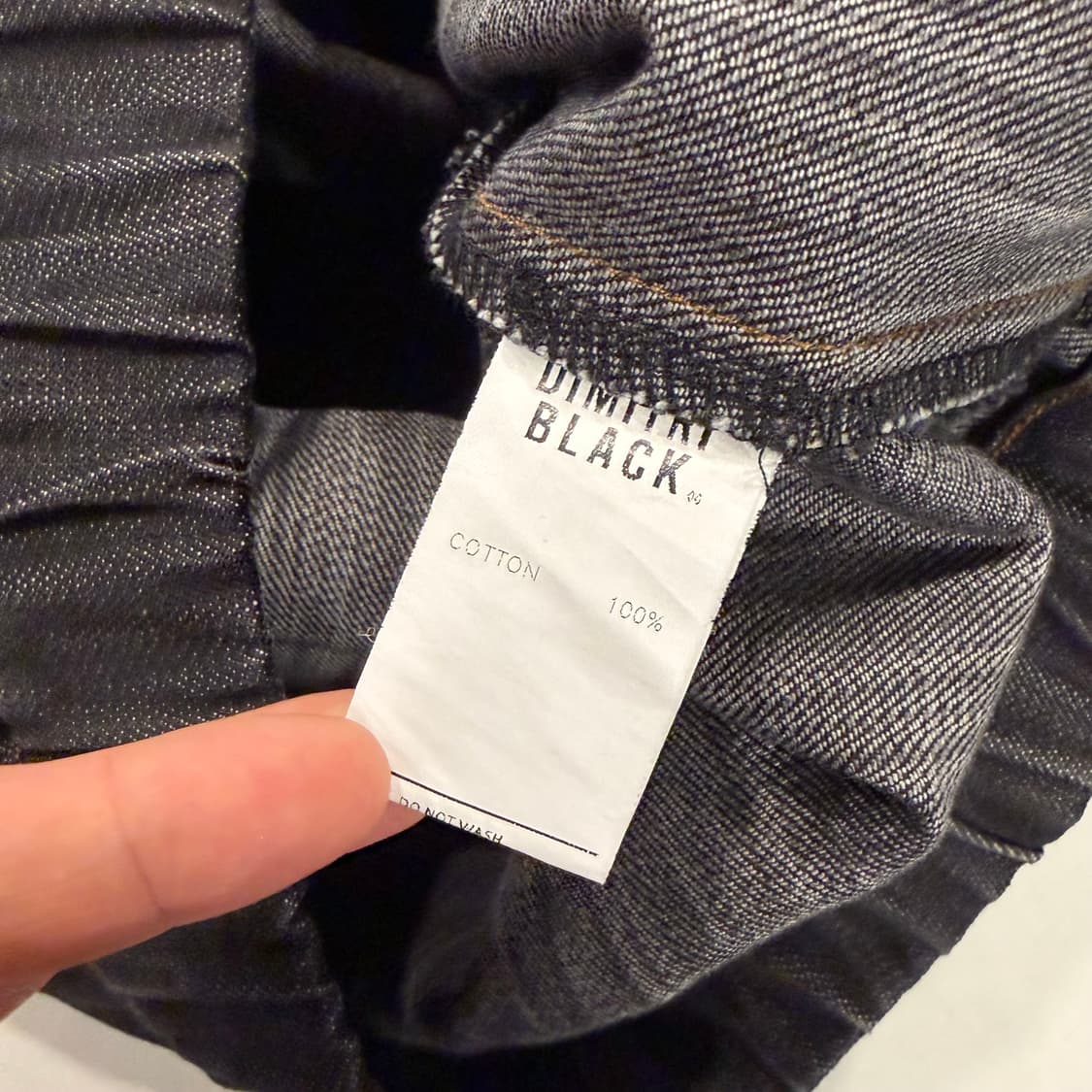 [2] 디미트리블랙 블랙 데님 블루종 자켓 B289 상품이미지8