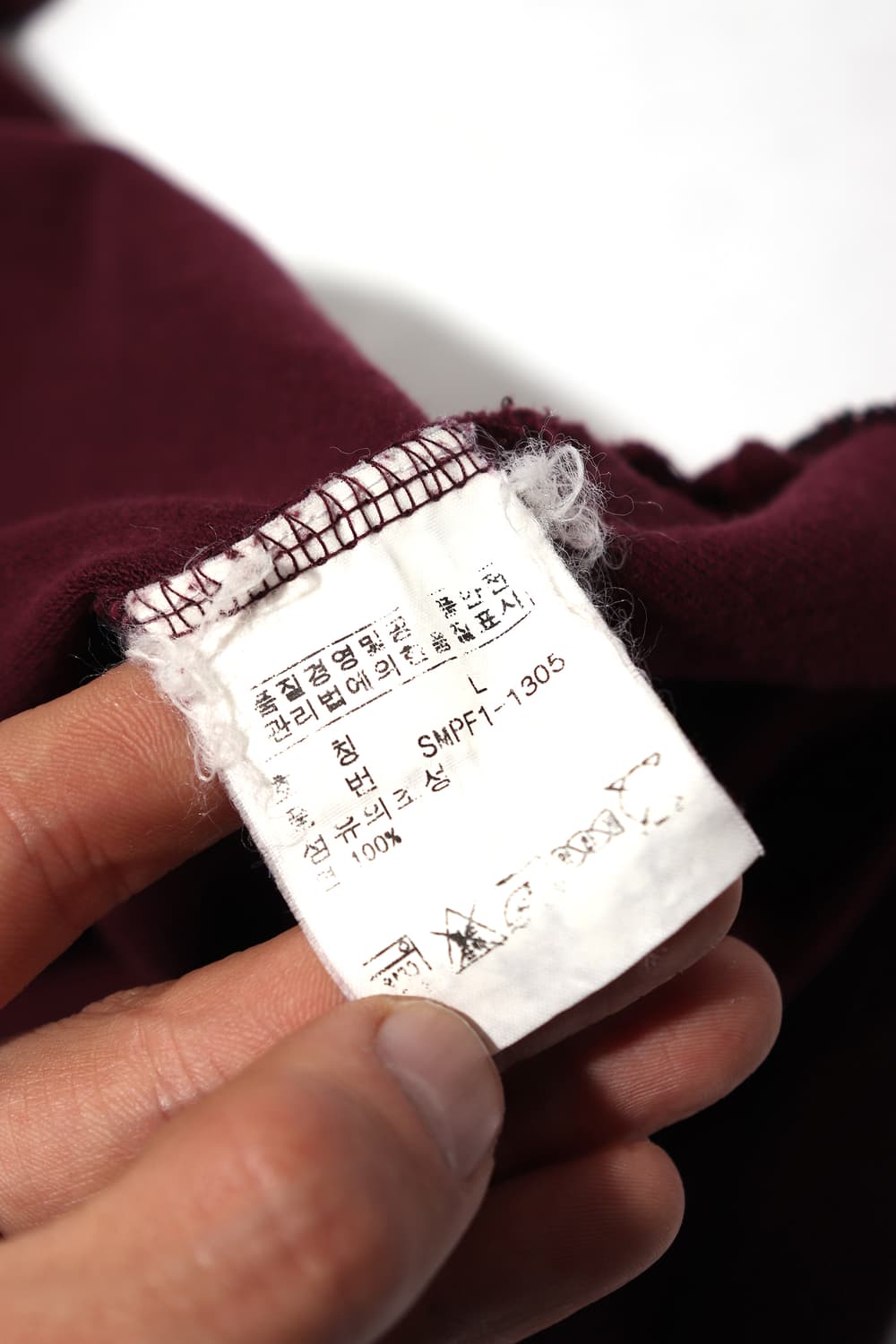 POLO RALPH LAUREN 버건디 커스텀핏 폴로 카라티 size L 상품이미지7