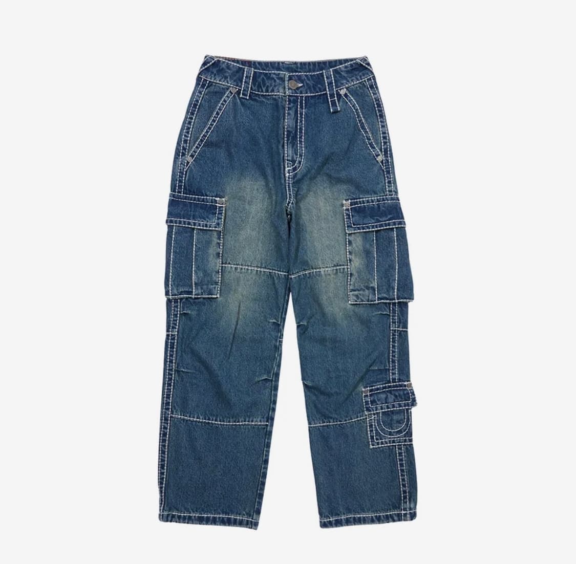 트루릴리젼 sof denim pants_raw indigo 상품이미지2