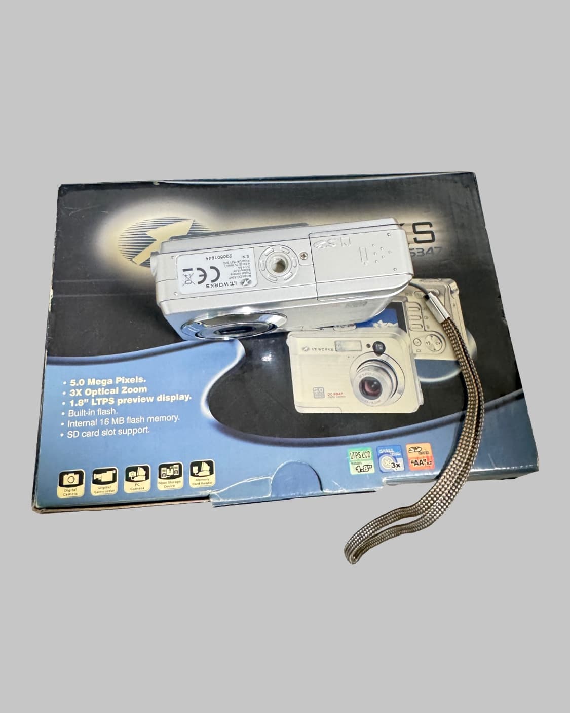 풀박,민트급) I.T WORKS 디지털카메라 DC-5347 상품이미지5