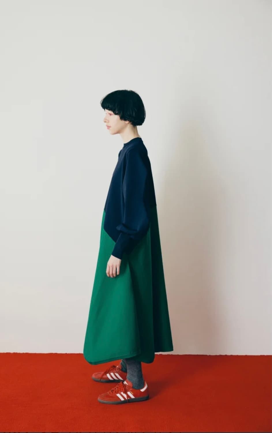 HeRIN.CYE 헤린사이 비대칭 원피스(엔폴드,사카이스타일) 상품이미지4