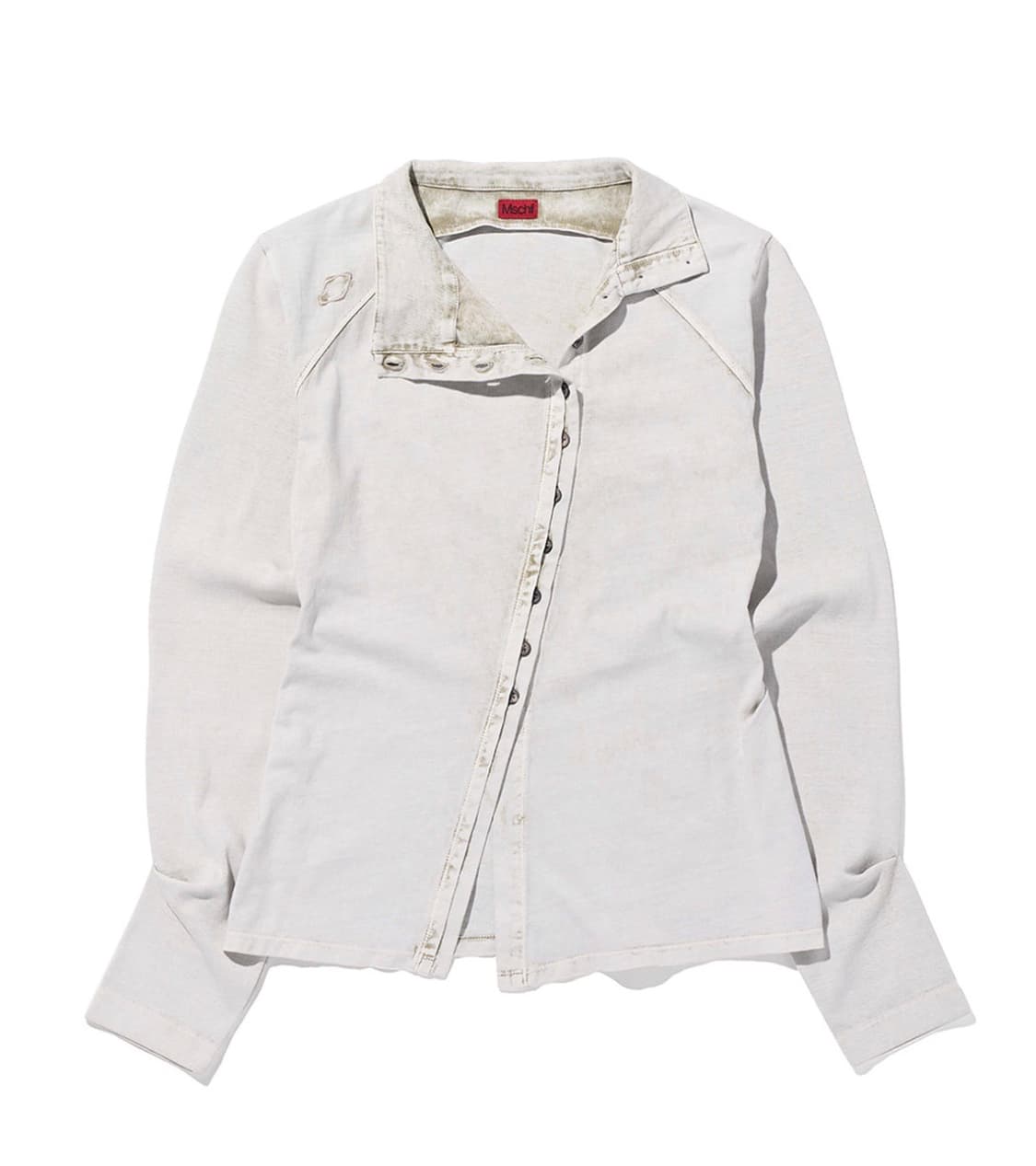 (삽니다)미스치프 워시드 저지 셔츠 베이지 S 상품이미지1