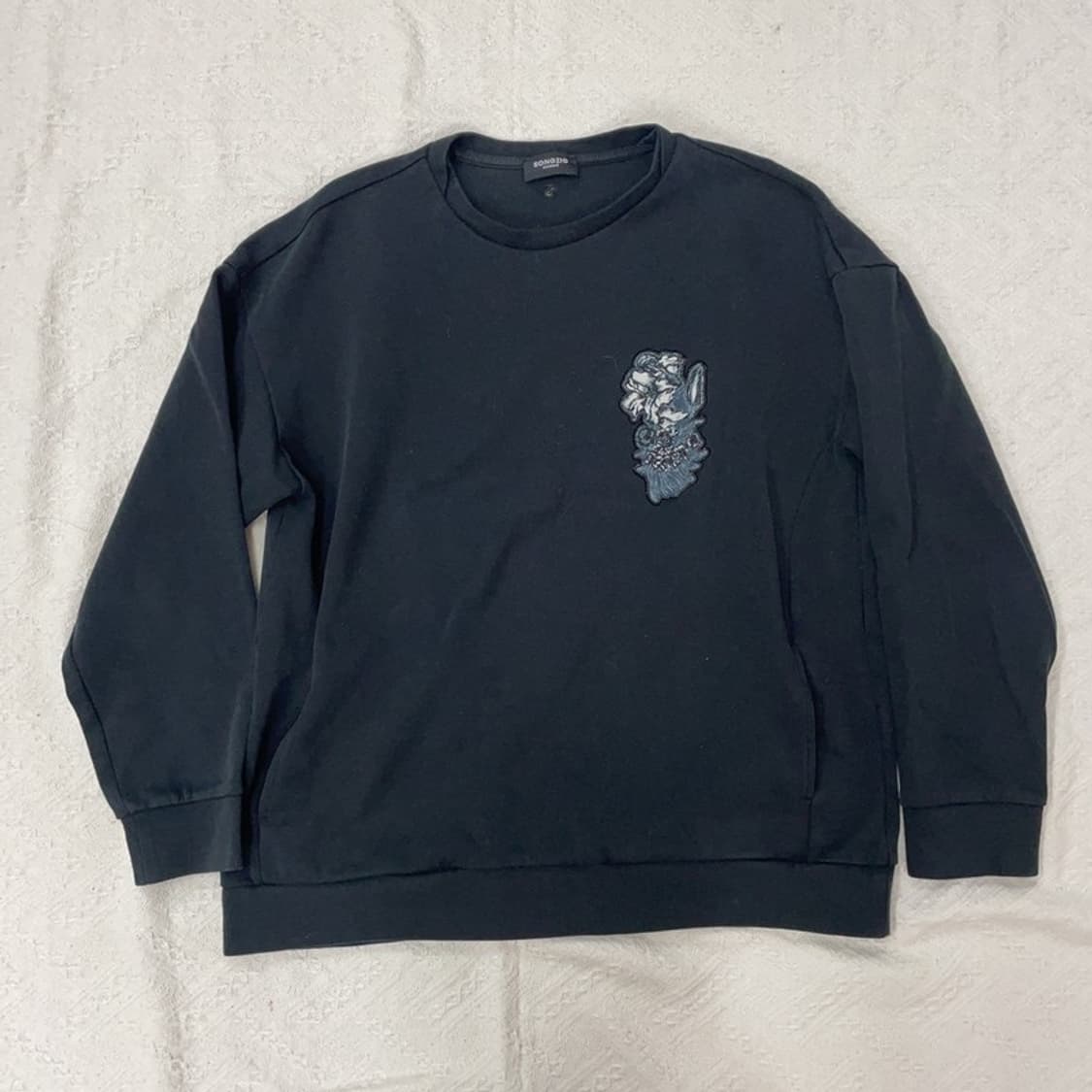 [105] 송지오옴므 플라워 맨투맨 상품이미지1