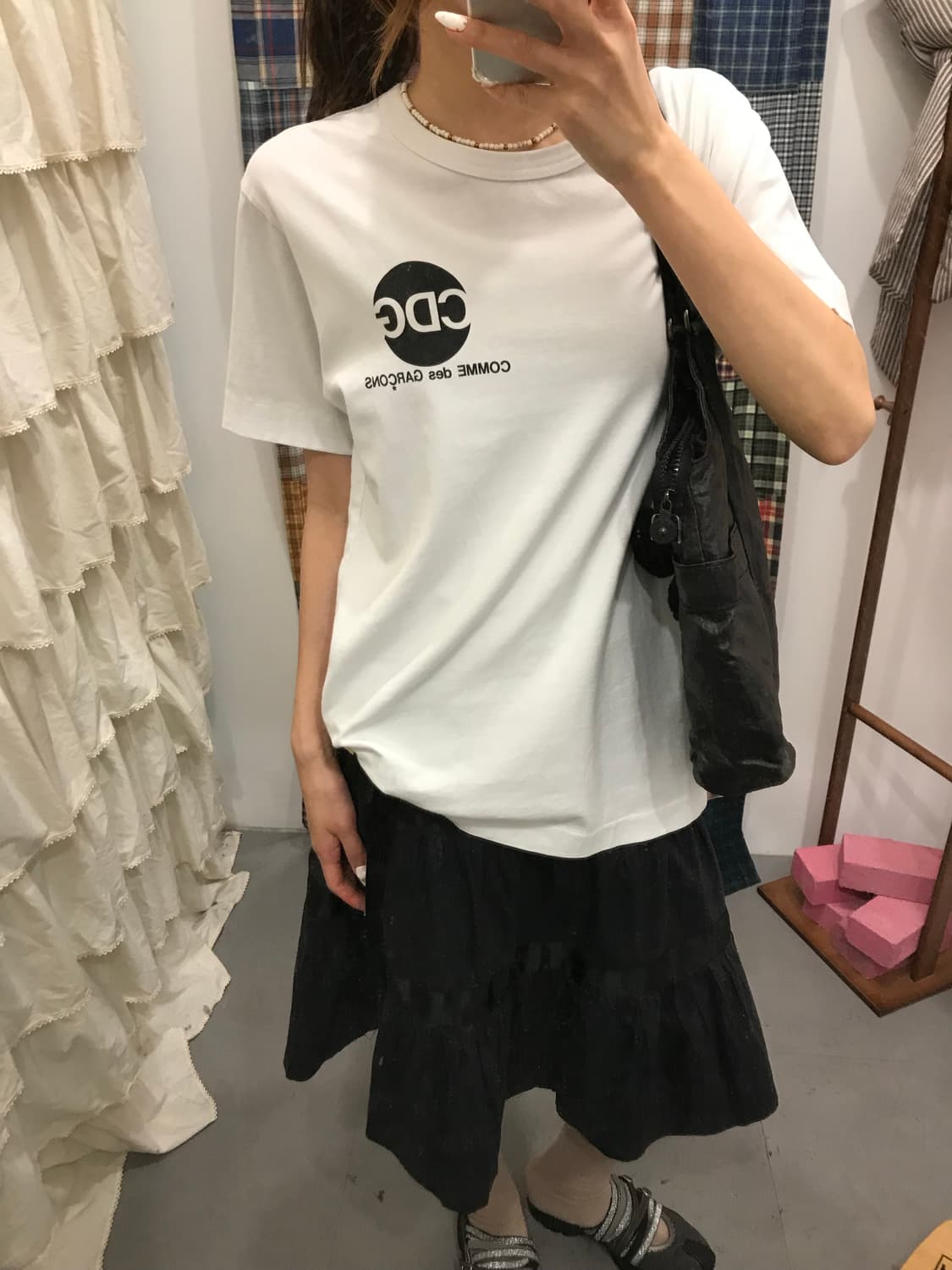 꼼데가르송 로고 티셔츠 상품이미지5