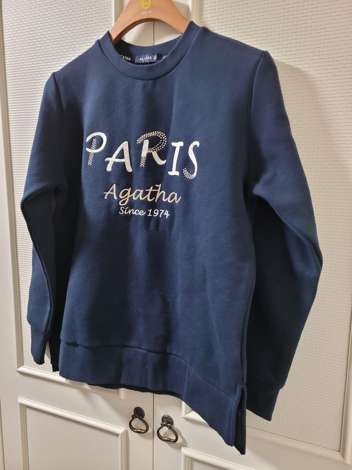 아가타 PARIS 맨투맨 티셔츠 90 새상품 상품이미지4