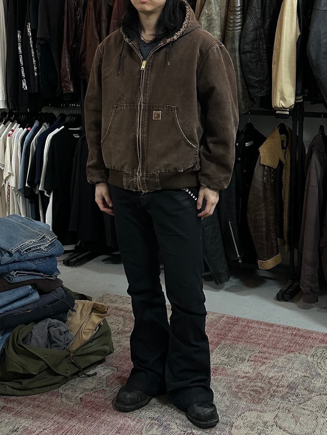 OG 칼하트 J130 액티브 자켓 칼하트 DKB 상품이미지10