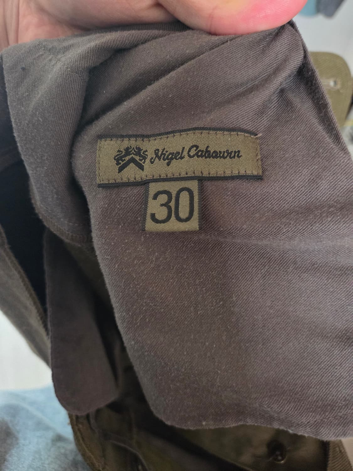 나이젤카본 Nigel cabourn 그루카 카고팬츠 팝니다 상품이미지7