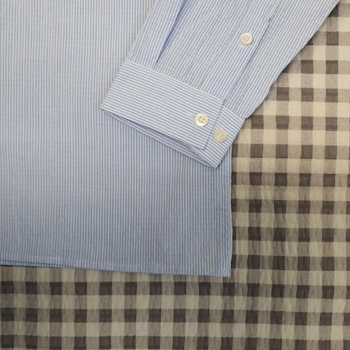 COS 코스 시어스커 헨리넥 셔츠 남자95 상품이미지4