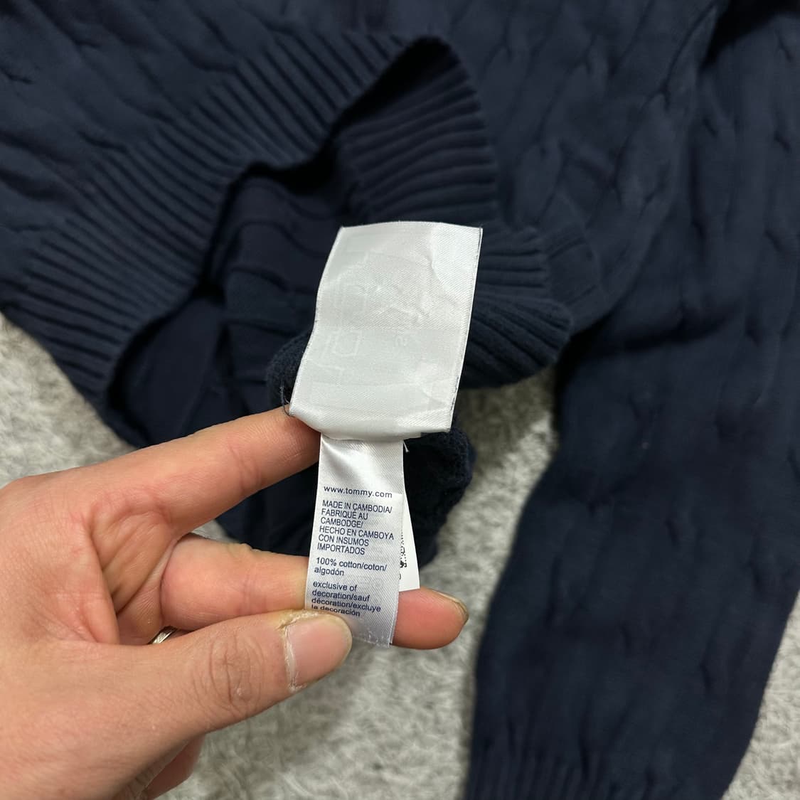 [100] 타미힐피거 케이블니트 상품이미지4