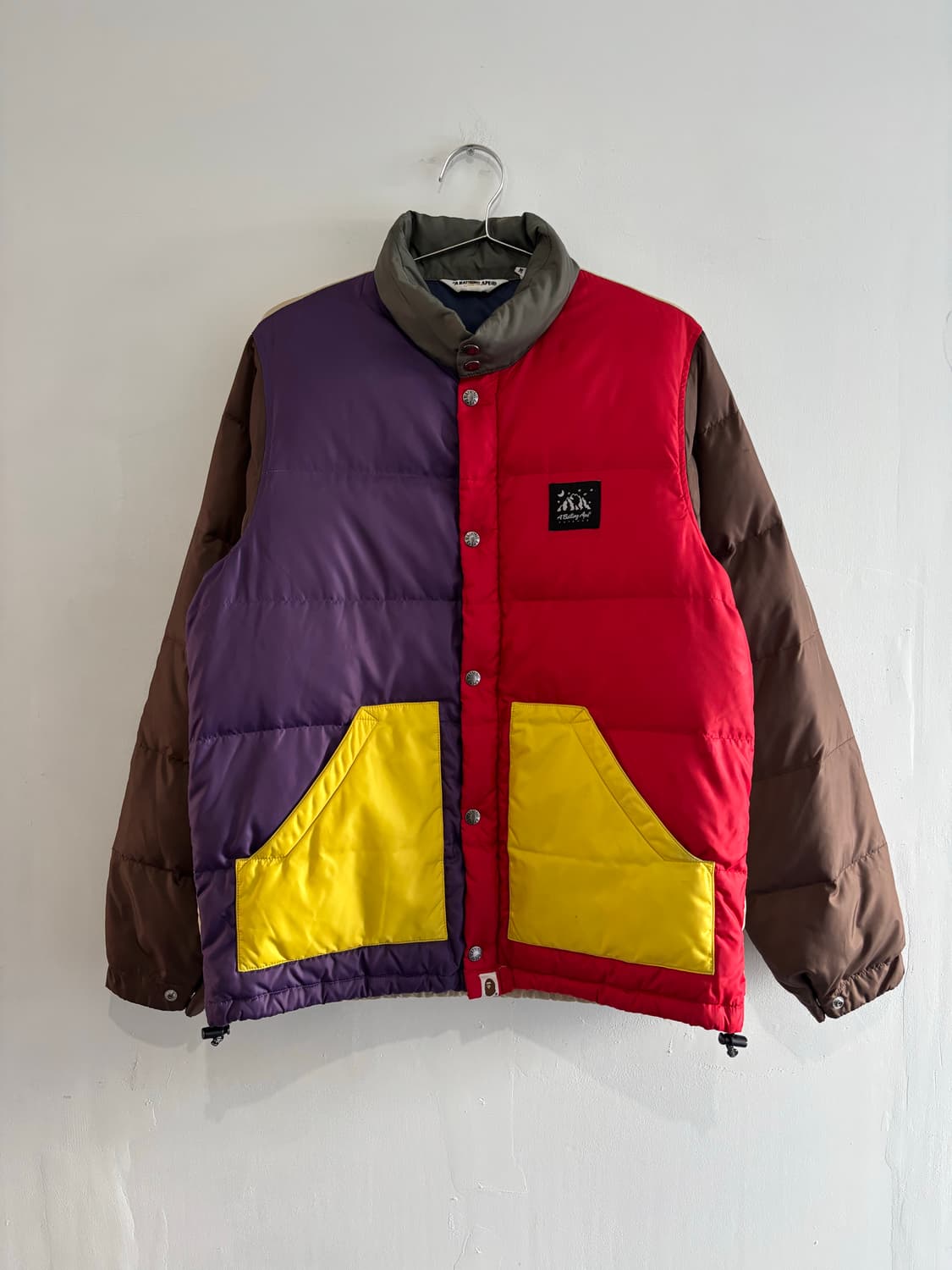 Bape colorblock down jacket 상품이미지1
