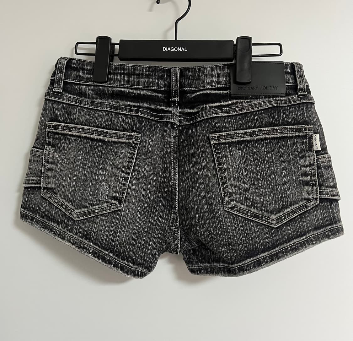 오디너리 홀리데이 빈티지 워싱 데님 쇼츠 s 새상품 상품이미지5