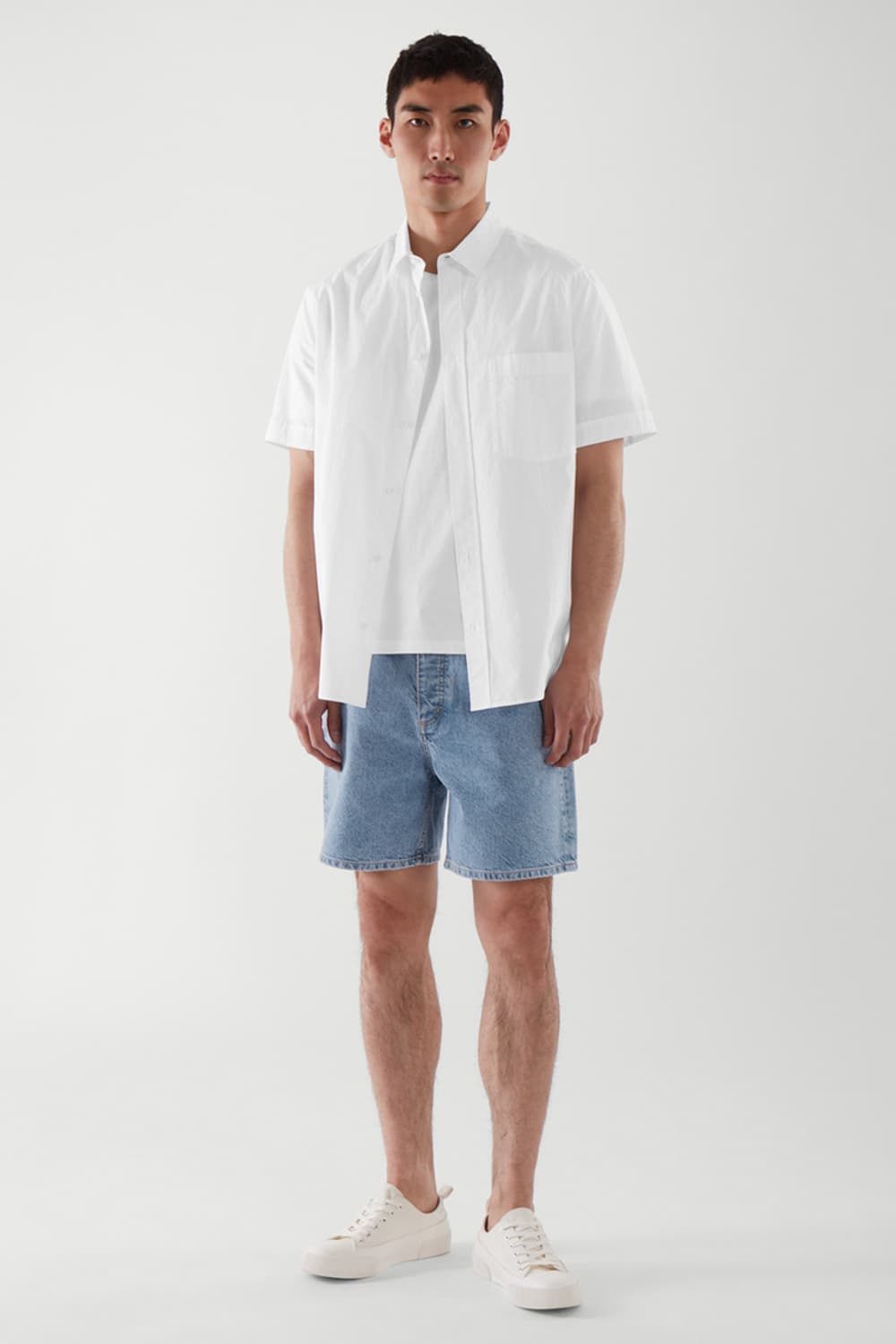[32] COS 릴랙스드 핏 데님 쇼츠 상품이미지3
