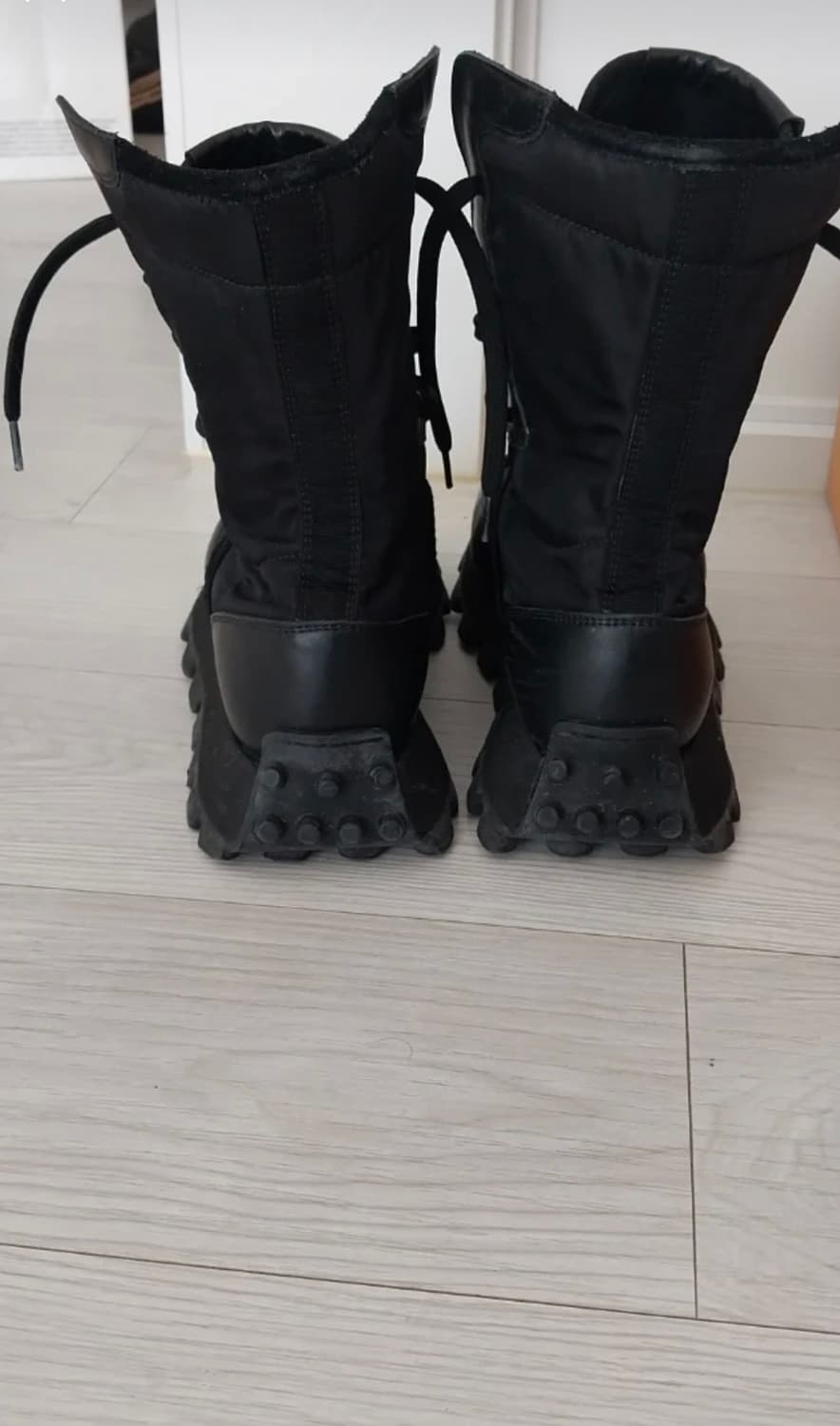 토즈 블랙 레이스업 워커 부츠 240 상품이미지6