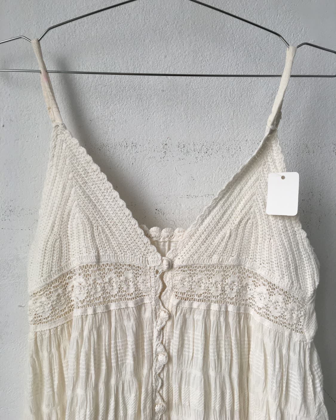 Crochet trimming layer sleeveless onepie 상품이미지6