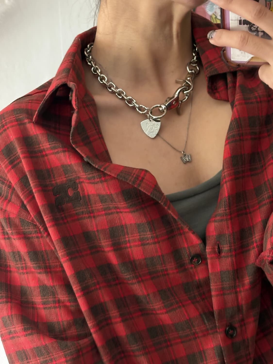 니들스 패던트 실버목걸이 (925) 상품이미지6