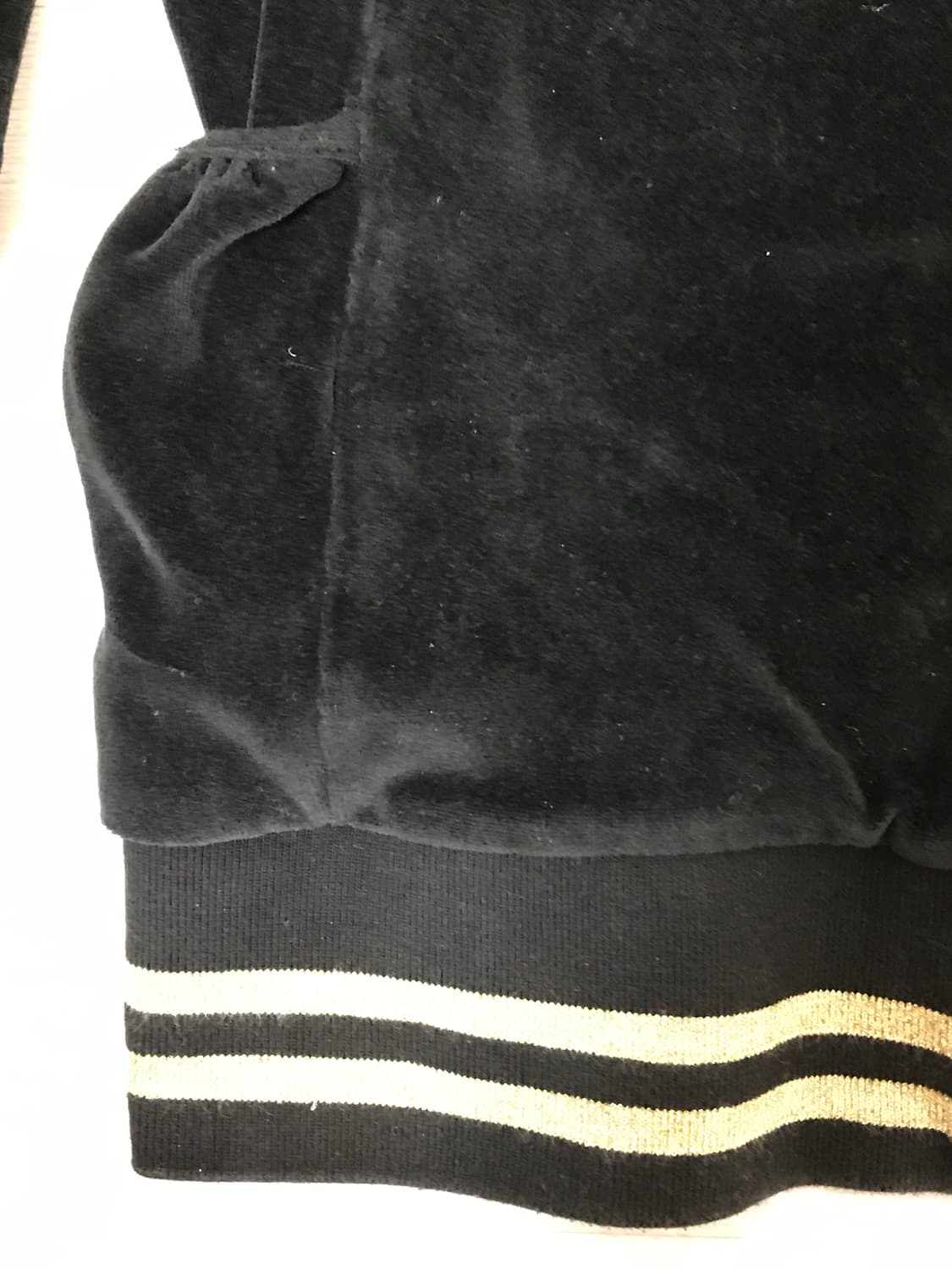 벨벳 트레이닝 후드집업 하이틴 빈티지 상품이미지3