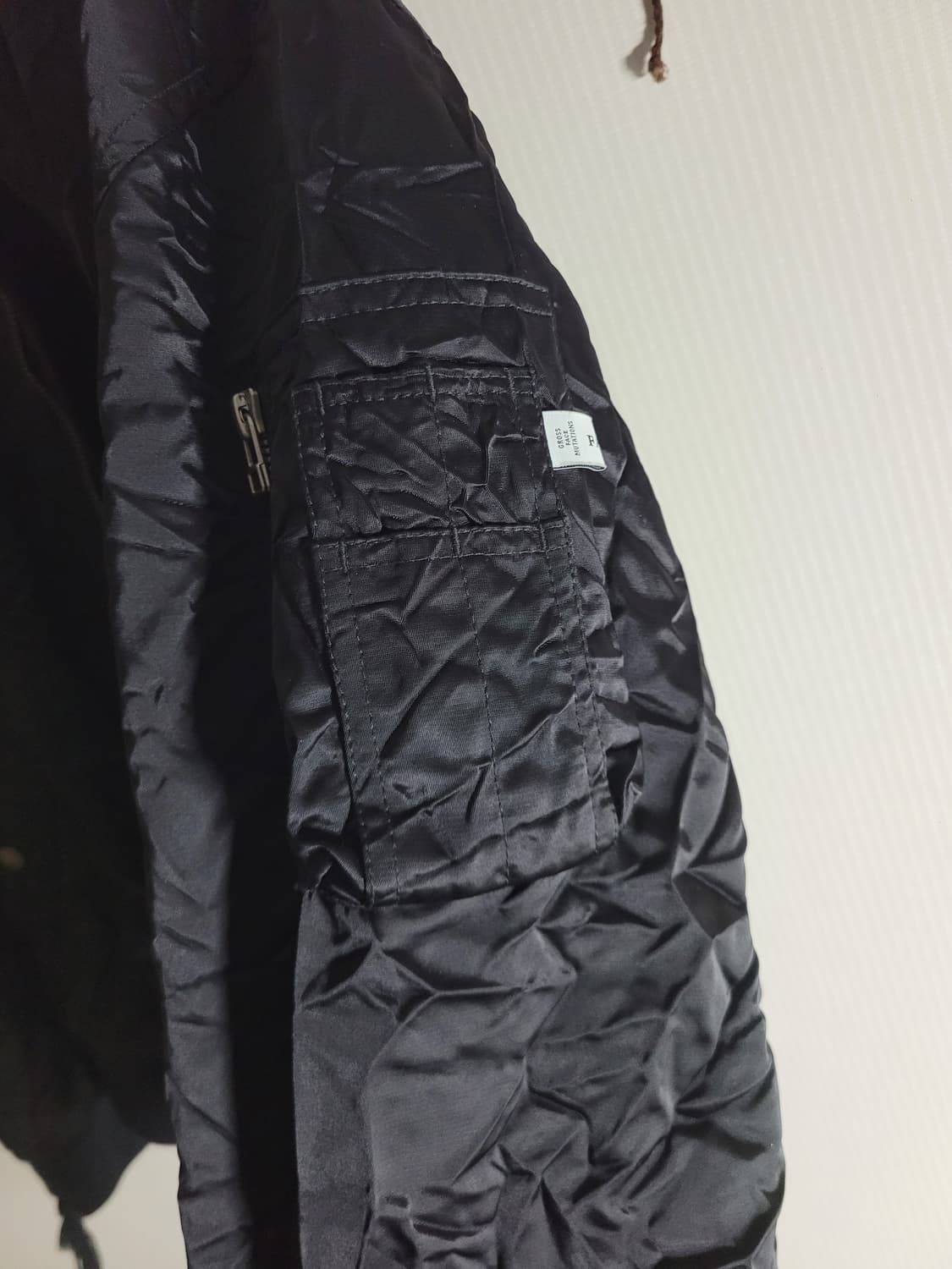 파세타즘 주름가공 봄버 자켓 상품이미지7