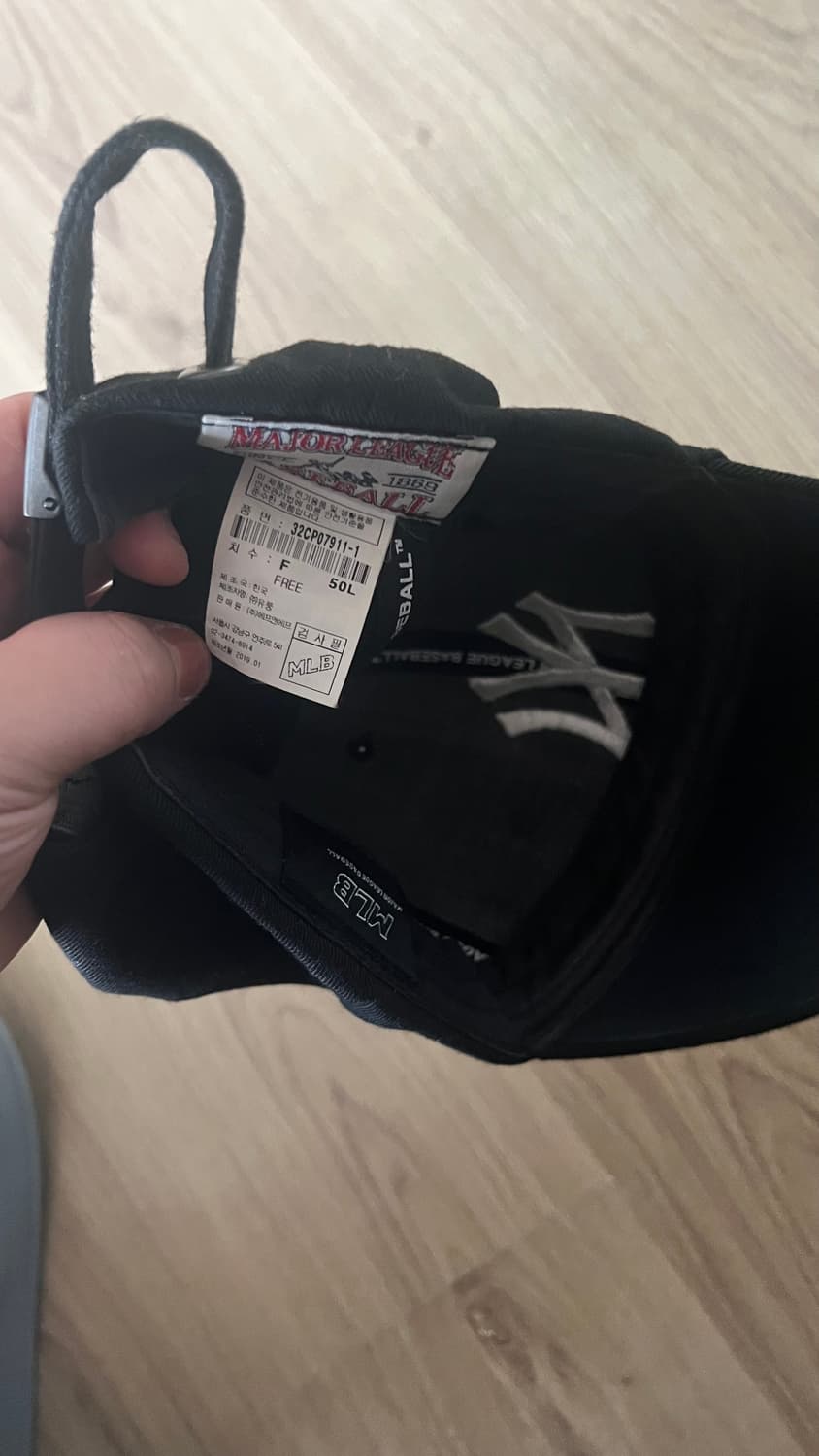 MLB , 오리지널 로고 캡 모자 ( 블랙 ) 상품이미지2