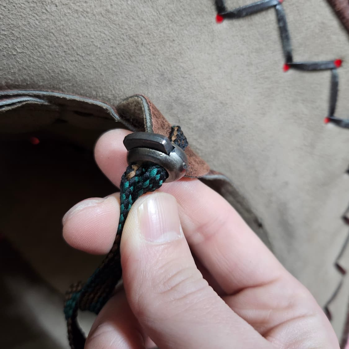 오스트리아 캥거루 가죽 스티치 웨스턴 페도라 57-58호 상품이미지10