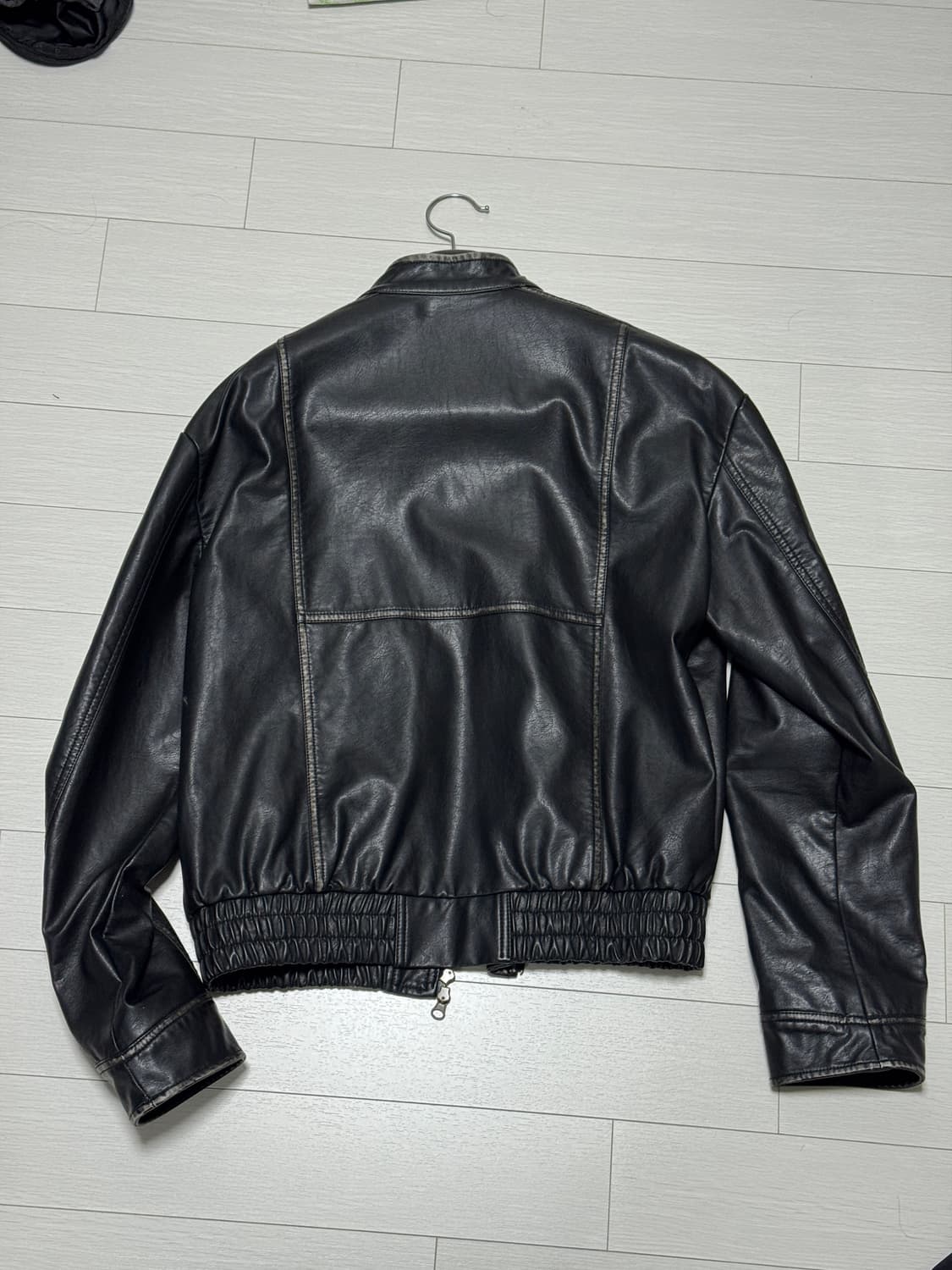 로파이 비건레더 자켓 상품이미지6