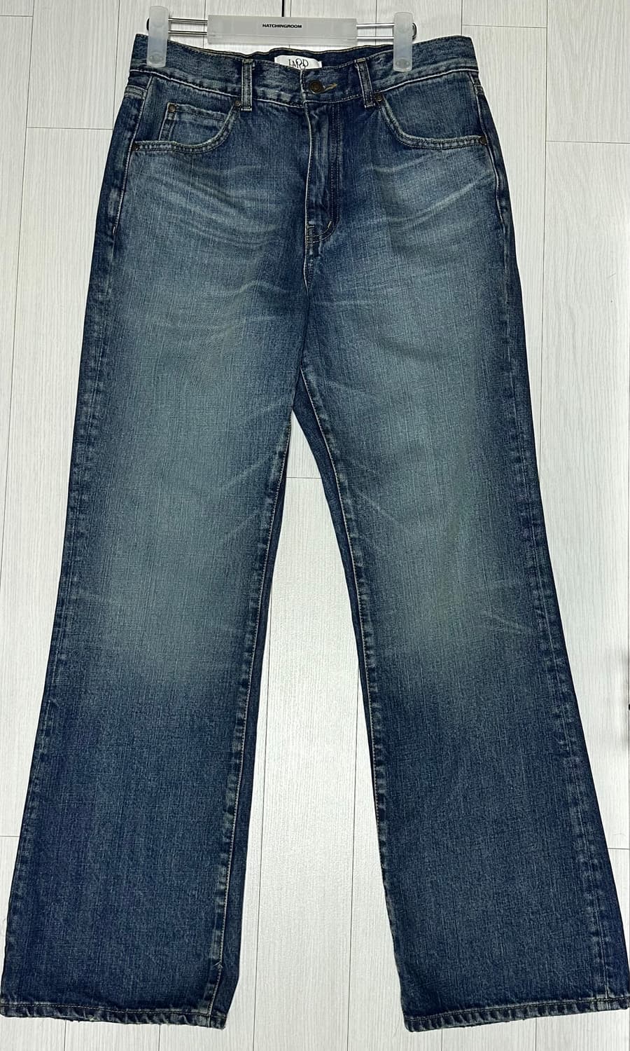 엘무드 크루져 와이드 플레어 데님 46 [스모킹블루] 상품이미지2