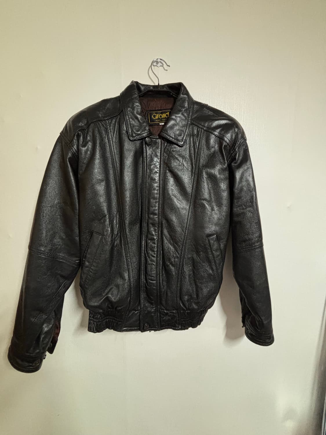 Vintage Leather Jacket (Made Italy)  상품이미지2