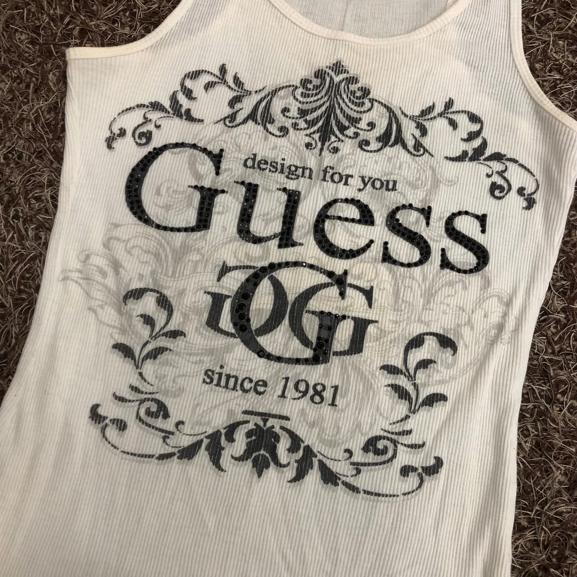 게스 Y2k 나시 슬리브리스 상품이미지2