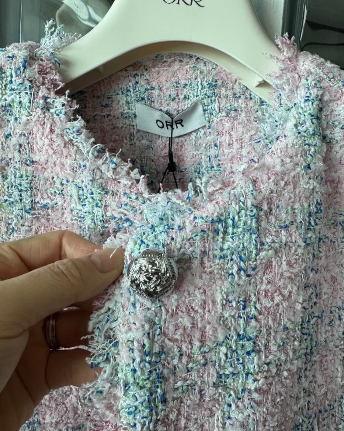 ORR 핑크 트위드 자켓 상품이미지6