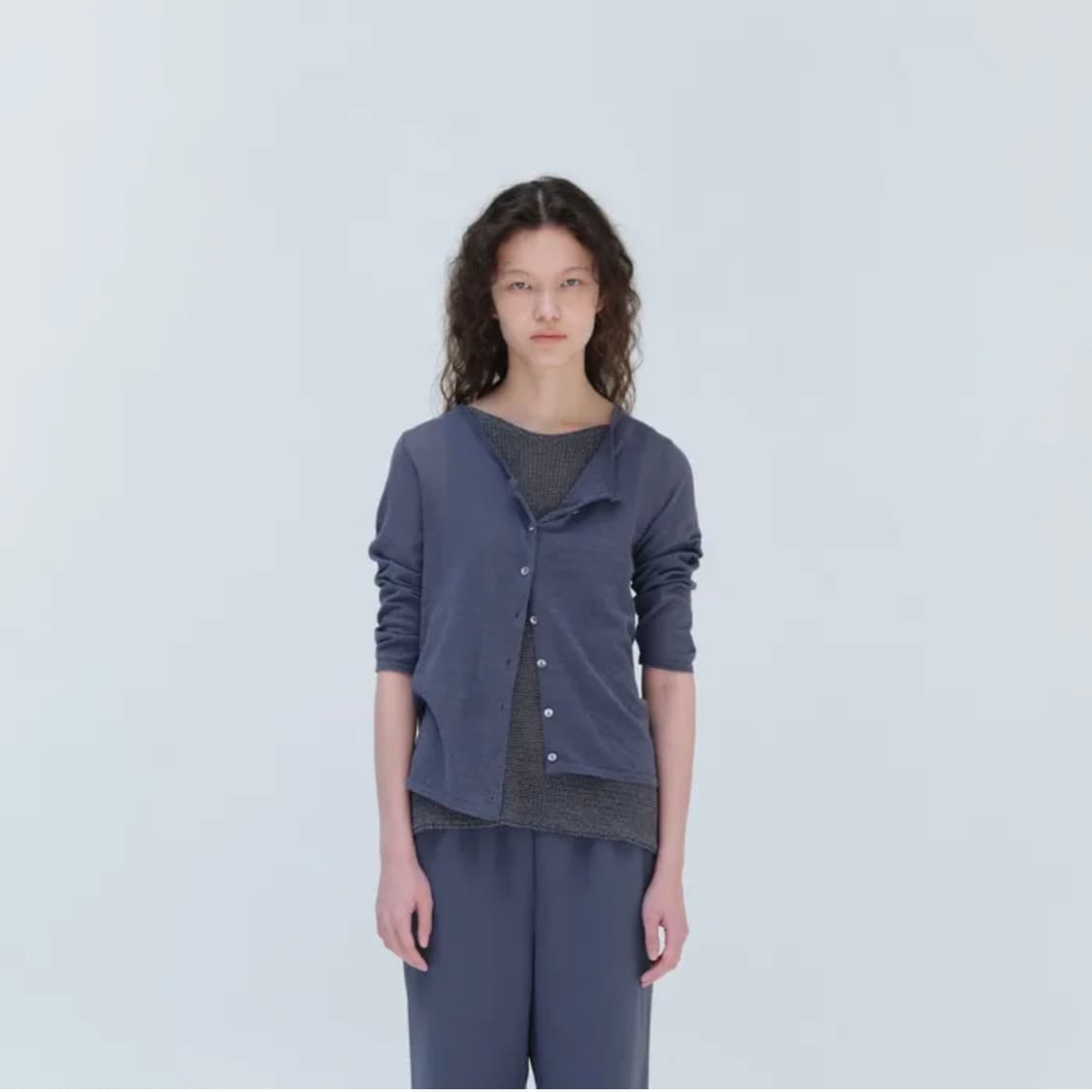 하프 & 하프 가디건 상품이미지1