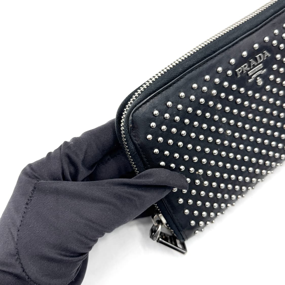 프라다 스터드 장지갑 상품이미지5
