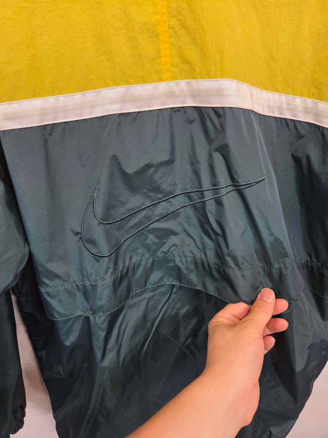 나이키 올드스쿨 빈티지 빅스우시 바람막이 카라 트랙자켓 xl xxl 상품이미지3