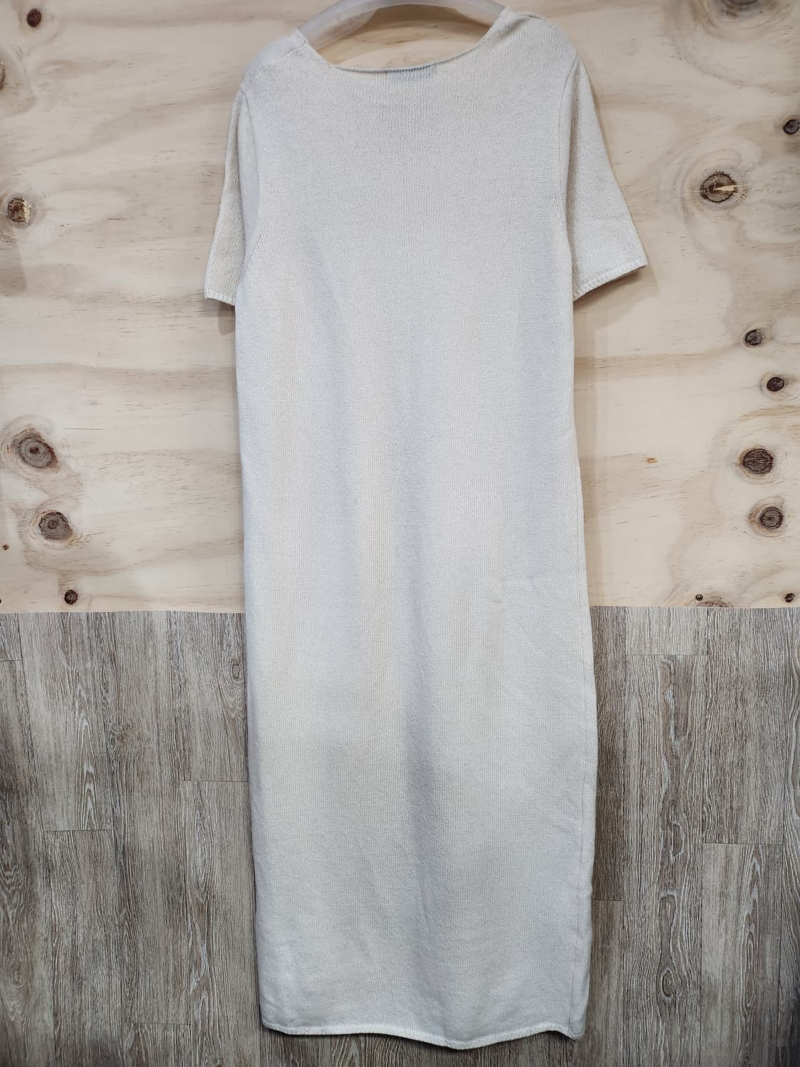 586) 여성 반팔니트 롱원피스 상품이미지2