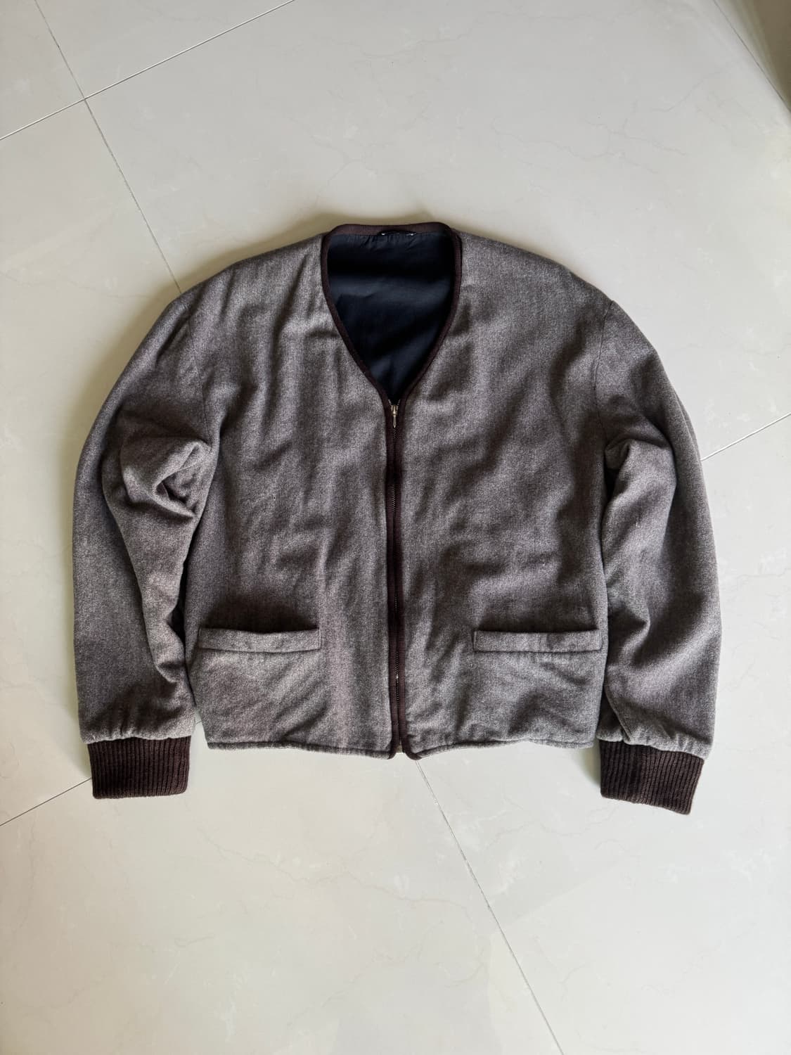 90s agnes b homme harringbone jacket 상품이미지1