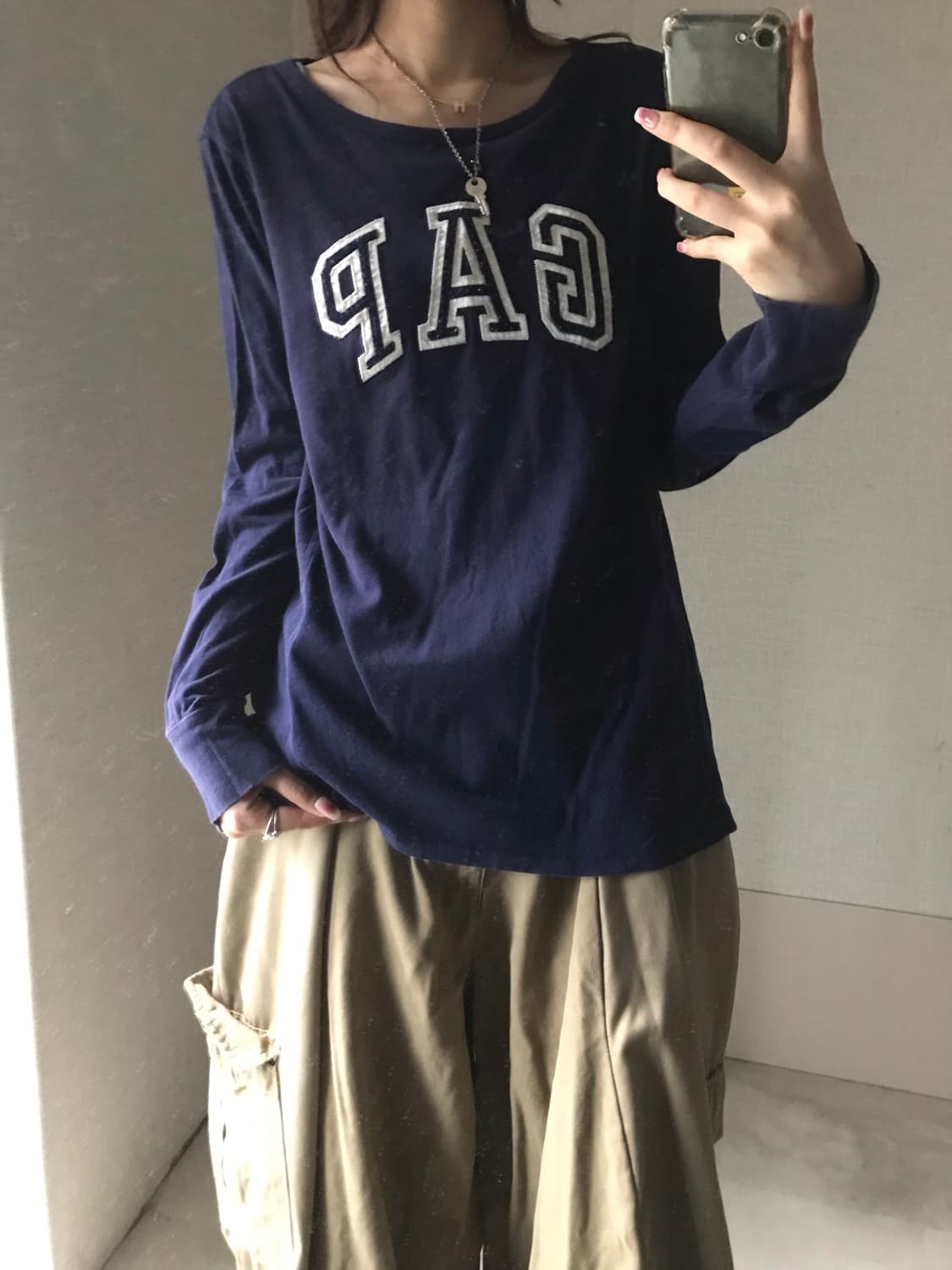 갭 네이비 롱슬리브 상품이미지3