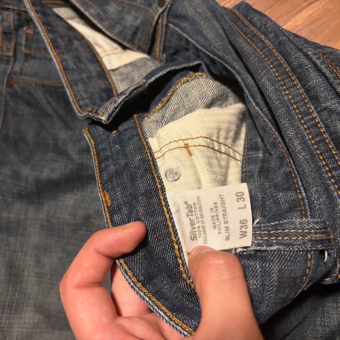 00S LEVIS SILVER TAB 슬림 스트레이트 데님 상품이미지6