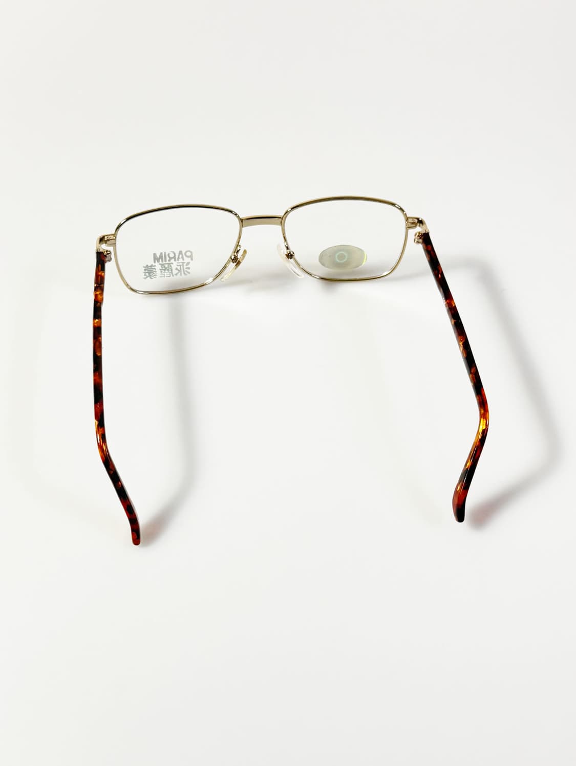 90s PARIM 골드 클래식 스퀘어 메탈 프레임 빈티지 안경 상품이미지5