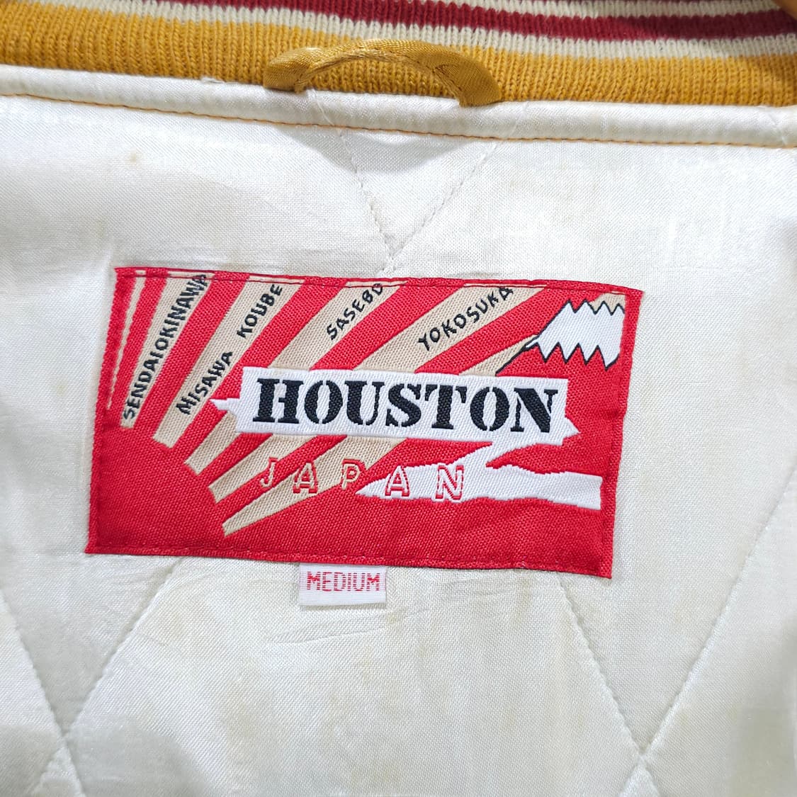 HOUSTON 독수리 용 무늬 스카쟌 자켓- M 상품이미지8