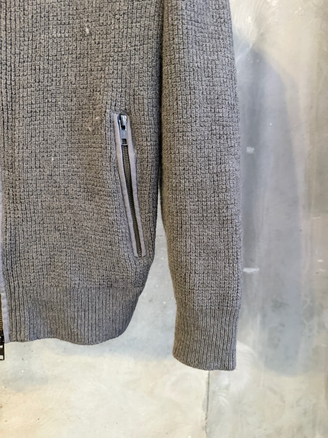 띠어리 짚업 가디건 슬림100 상품이미지8