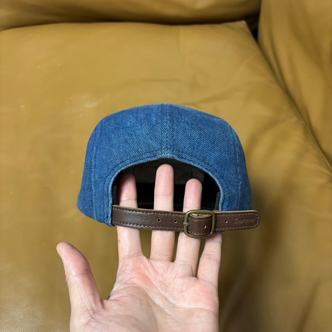 슈프림 캠프캡 모자 박스로고 데님 상품이미지7