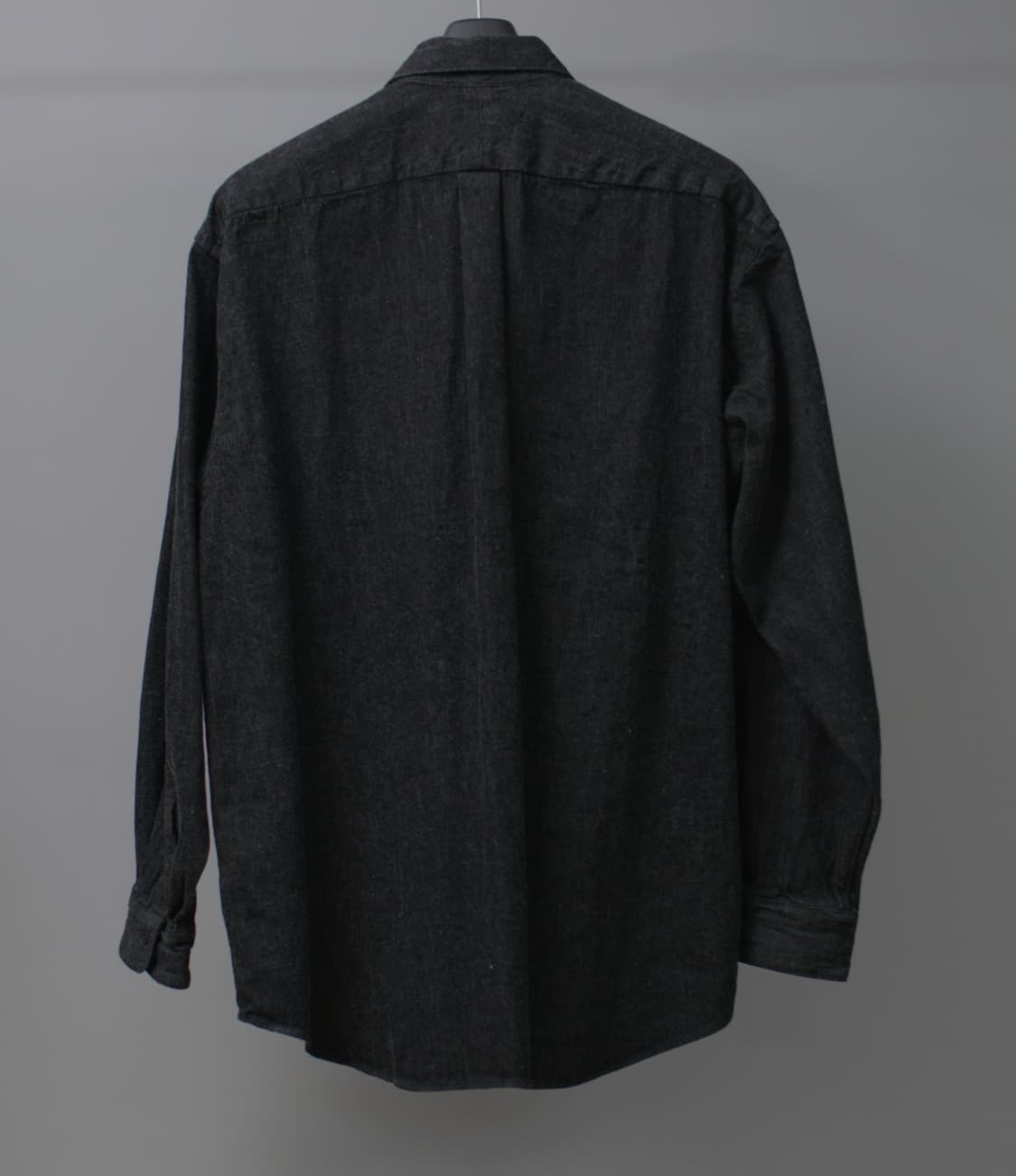 코모리 데님 셔츠 블랙 에크루  상품이미지2