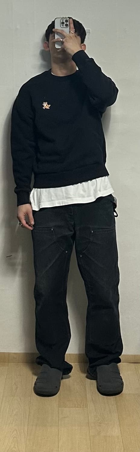 메종키츠네 스피디 폭스 패치 맨투맨 상품이미지5