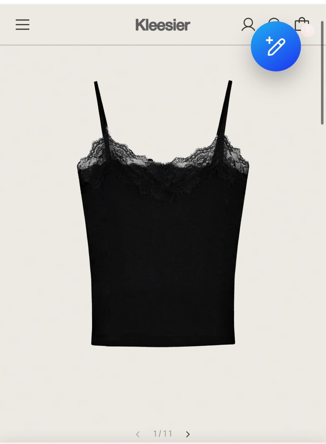 클리시어 크림도넛 슬리브리스 Cream donuts sleeveless 상품이미지1