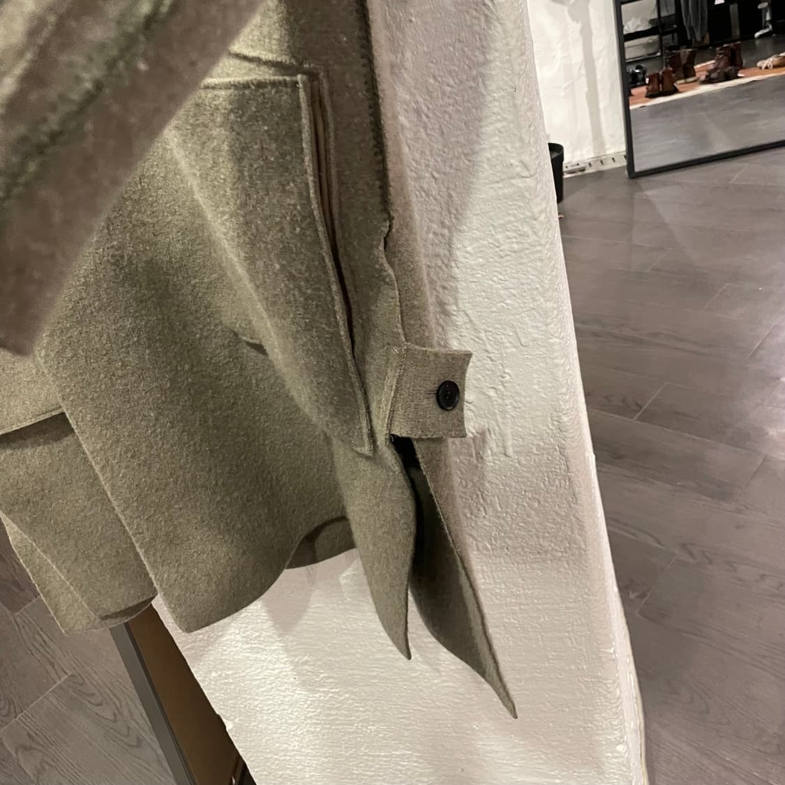 요크 밀라노 립 오버사이즈 더플 코트 상품이미지3