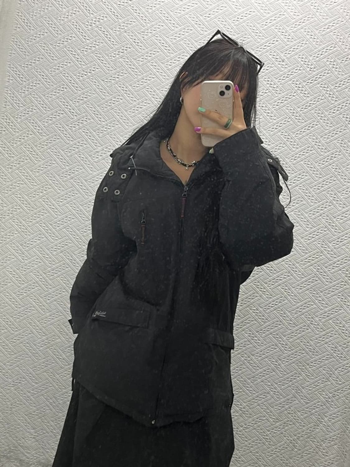 퀵실버 올드스쿨 덕다운 오리털 패딩 XL C06827 상품이미지1