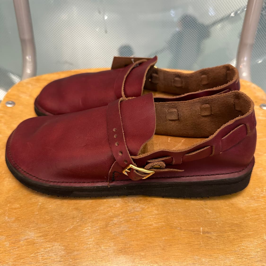 오로라슈즈 미들잉글리시 ‘버건디’ 상품이미지4