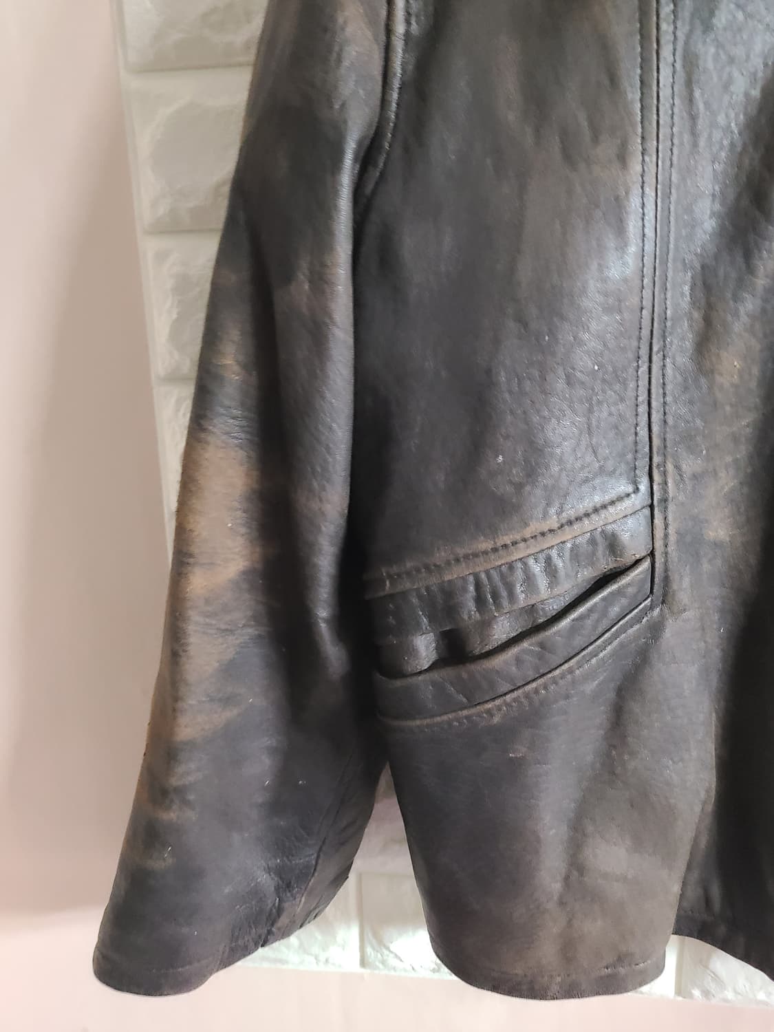 90년대 니노 세루티 양가죽 자켓(95) 상품이미지5