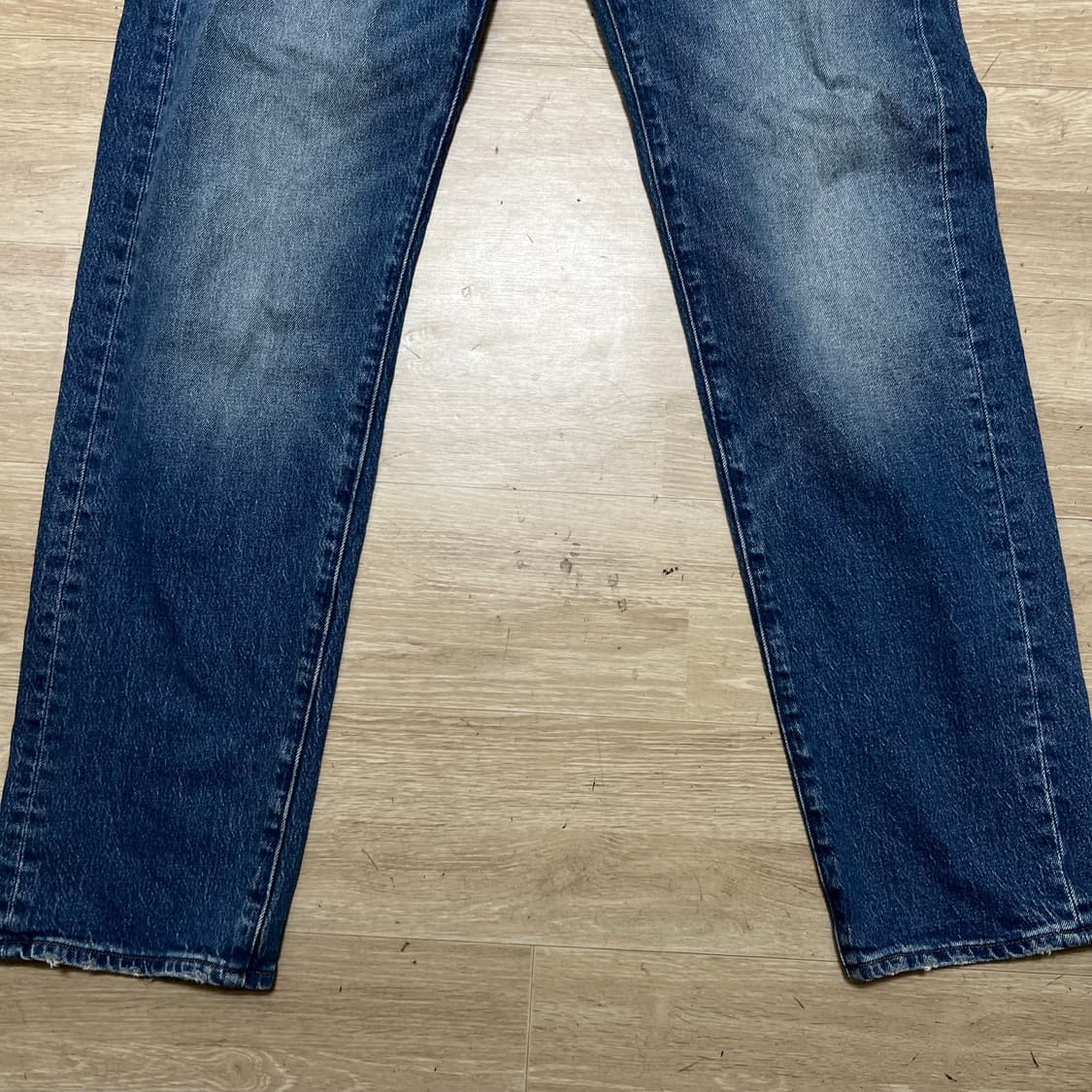 리바이스 레드탭 505 스트레이트 워싱 데님 청바지 [중청] 32 상품이미지3