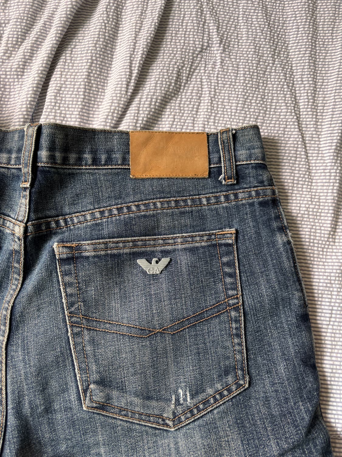 Made in Italy 빈티지,단종된 Armani Jeans 리얼페이딩 상품이미지2