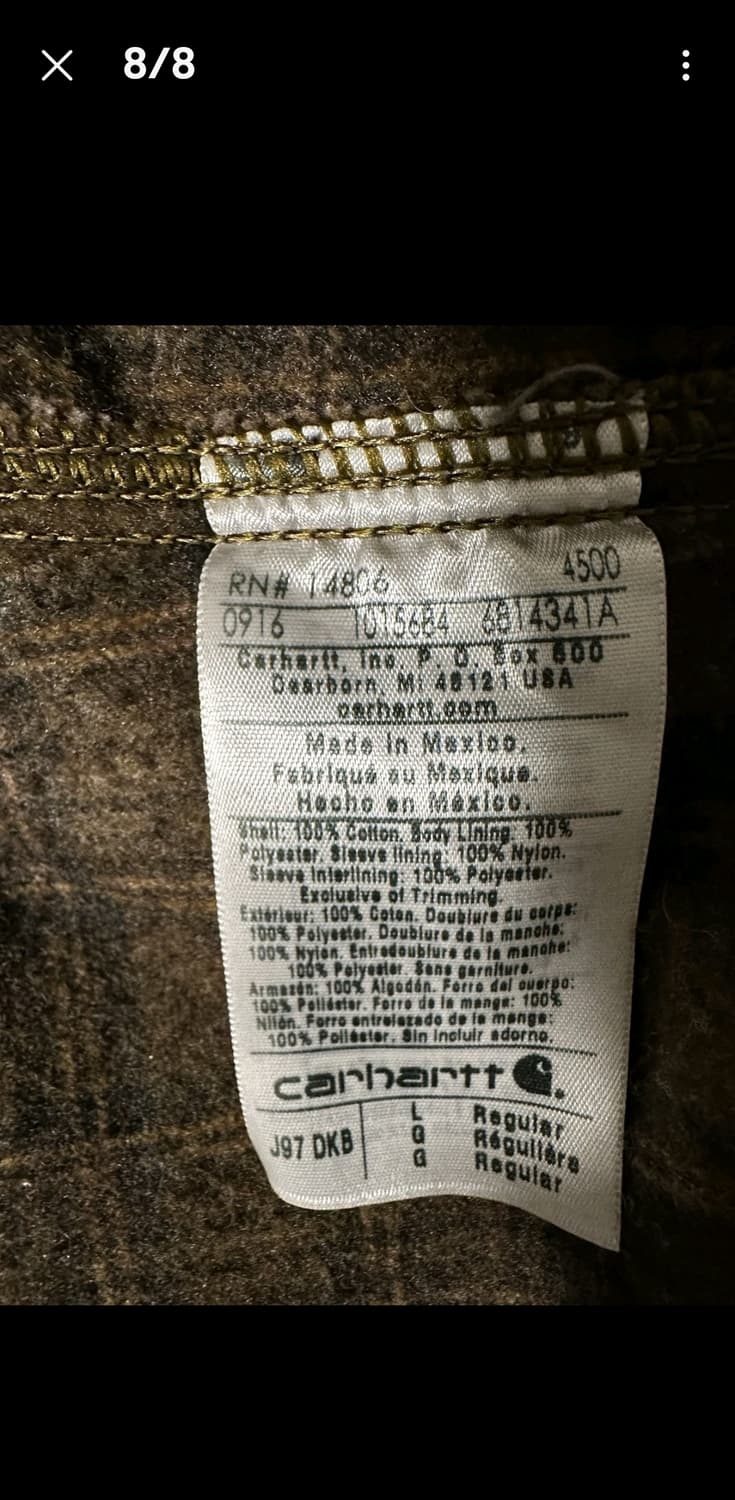 칼하트 디트로이드자켓  j97 dkb 상품이미지4
