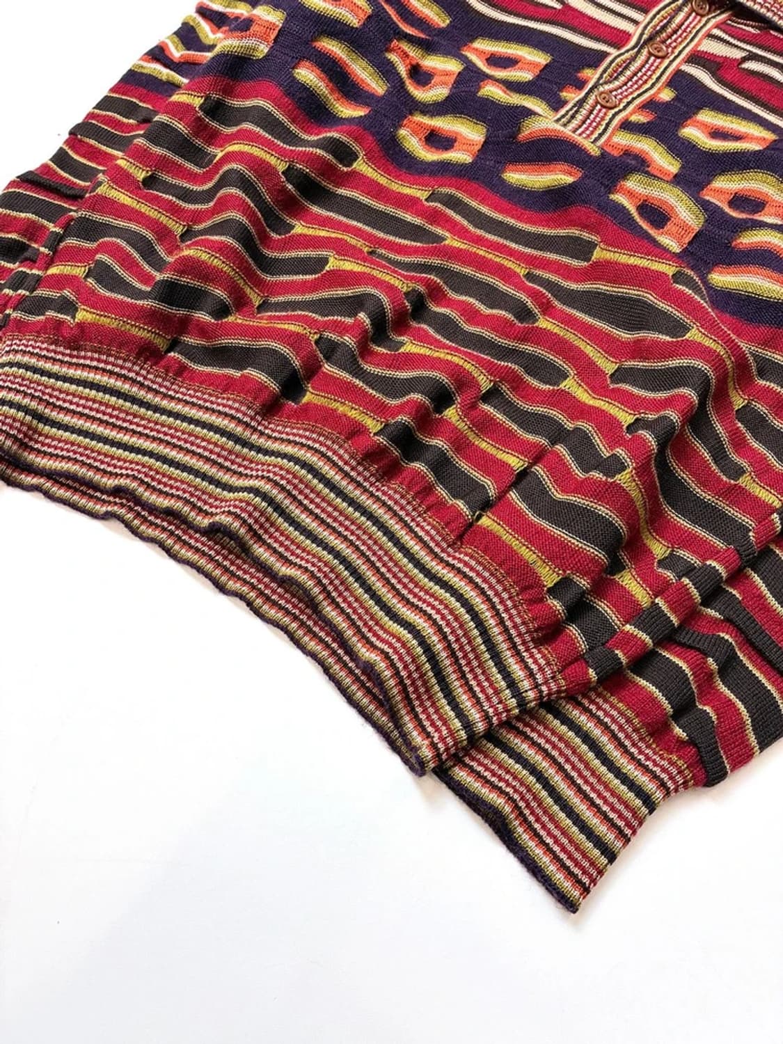 미쏘니 00s Y2K 패턴 카라 니트 PN5161 상품이미지4